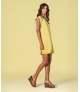 Vestido curto acetinado