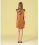 Vestido curto acetinado