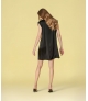 Vestido curto acetinado