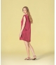 Vestido curto acetinado
