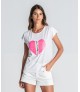 Ref. T047 Branco/Rosa