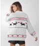 Camisola Merry Christmas cor Cru
