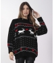 Camisola Merry Christmas cor Preto