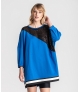 Sweater oversize com lantejoulas