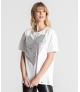 T-Shirt com coração em lantejolas
