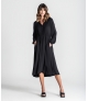 Vestido com elástico na cintura