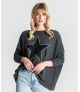 Camisola estrela em renda