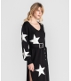 Vestido estrelas com cinto