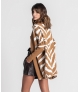 Casaco animal print