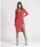 Vestido canelado