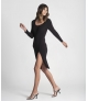 Vestido canelado