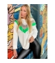 Sweater em Felpa cor Cru